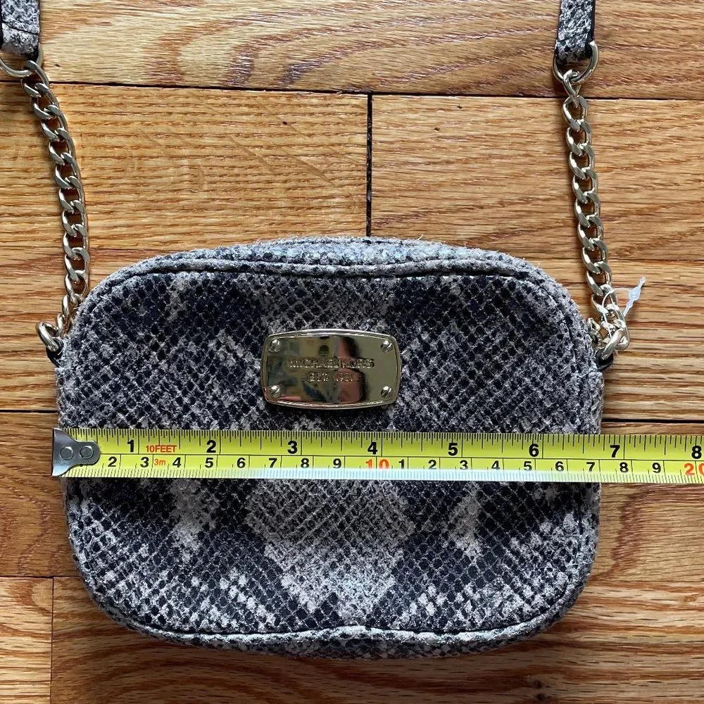 Michael Kors Mini Jet Set Crossbody- Snakeskin Pattern - Picture 8 of 8